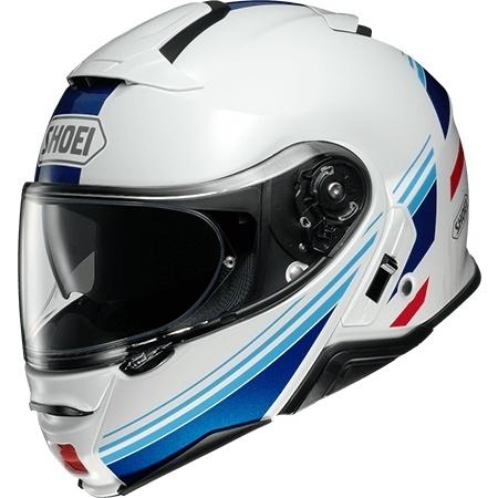 SHOEI NEOTEC II ヘルメット 青 Shoei Neotec II Splicer Helmet Blue - MotoDirect.com