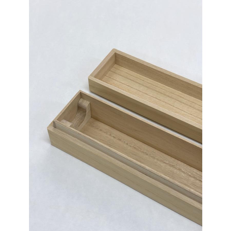 掛け軸木箱 掛け軸／掛軸用桐箱 1尺8寸（545mm）収納用桐箱 たとう箱・見出し