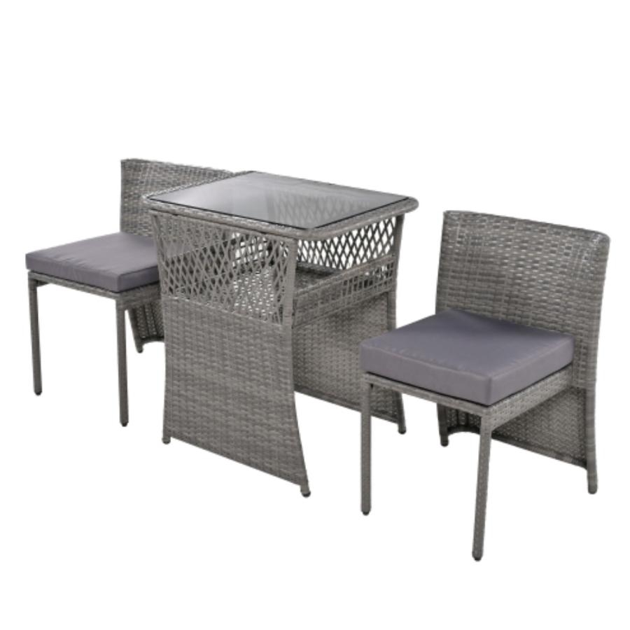 ガーデンファニチャー ガーデンテーブル 3点セット ラタン調 ベランダテーブル Amazon｜ガーデンテーブルセット 3点セット ラタン調 ガーデン