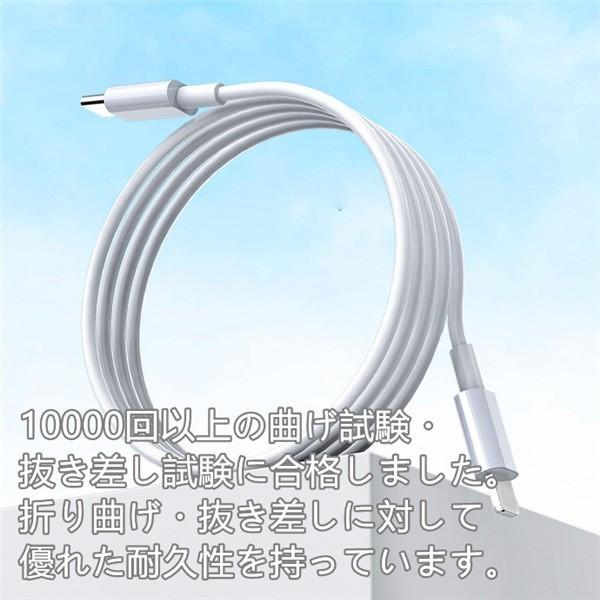 PDケーブル Type-C to Lightning iphone13 ケーブルタイプC セット1M