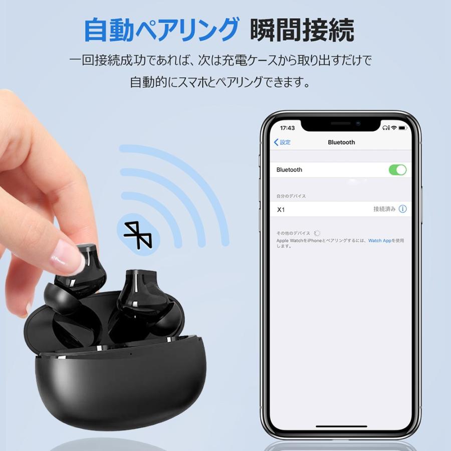 ワイヤレスイヤホン Bluetooth 5.3 iPhone15 ブルートゥース イヤホン