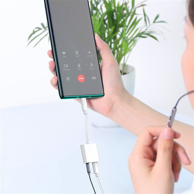 Type-C イヤホン 変換 アダプタ ケーブル 変換アダプタ18w急速充電 タイプ C 3.5mm 音楽再生スマートフォン タブレット タイプC  2in1変換アダプター｜hyoustore｜08