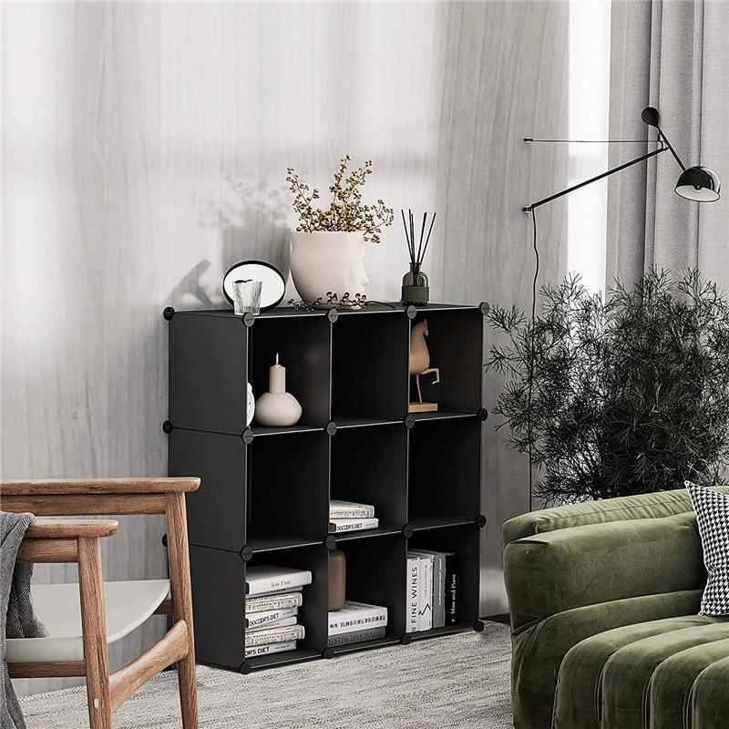 おすすめ 本棚 収納棚 組み立て式 棚 ラック 6ボックス 薄型 オープンラック 衣類収納ボックス 大容量 Diy おしゃれ 衣類収納 アレンジ自由 省スペース ブラック Supplystudies Com