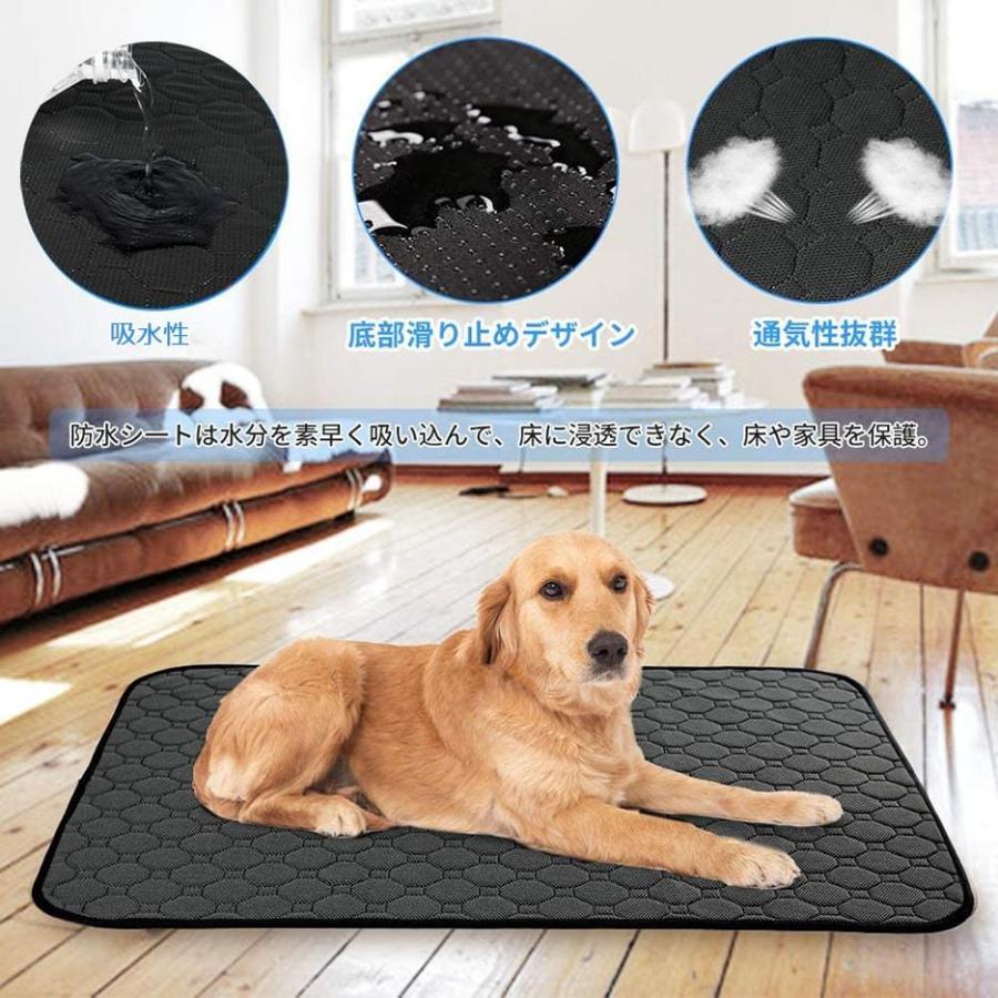 格安店 ペット用おしっこマット ペットシート 犬 マット 2枚セット100 70cmネコ おしっこパッド ペットシーツ 滑り止め 速乾 吸水 漏れ防止 4層構造 洗える