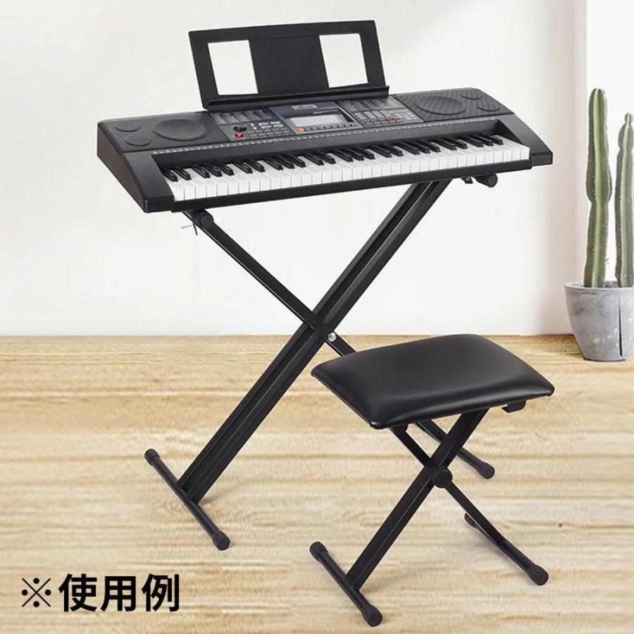 キーボードチェア キーボード ピアノ 椅子 ピアノベンチ 折りたたみ 高
