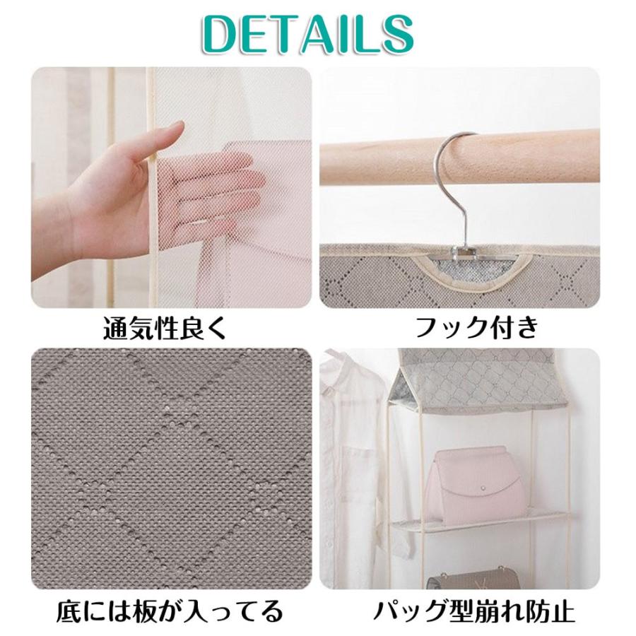 バッグハンガー バッグ 収納 吊り下げ収納 折りたたみ バッグ