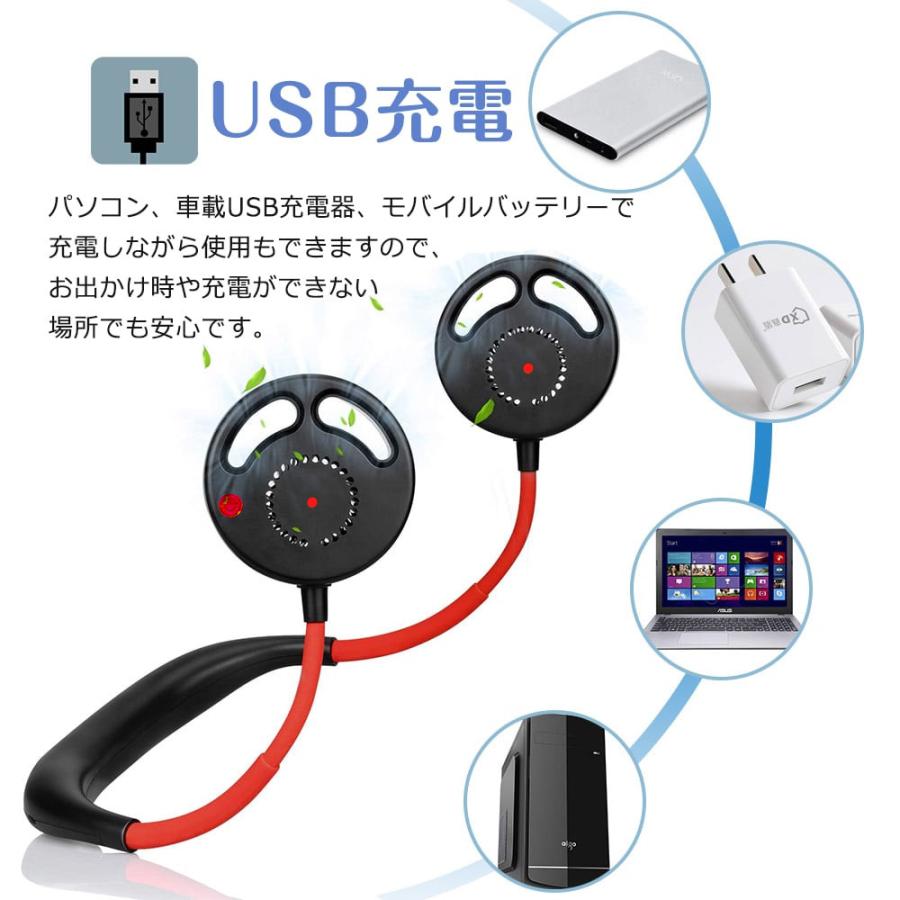 携帯扇風機 首かけ 羽なし Usb充電 360度調整 3段風量調整 ハンズフリー ハンディファン 折り畳み ミニ扇風機 卓上 軽量 旅行 自宅 オフィス用 Z1kd001 Unihome 通販 Yahoo ショッピング