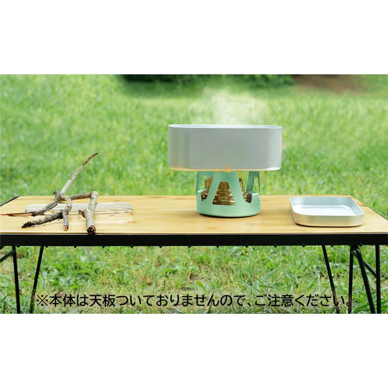 アウトドアテーブル2個セット 簡単収納 ブラック キャンプ収納