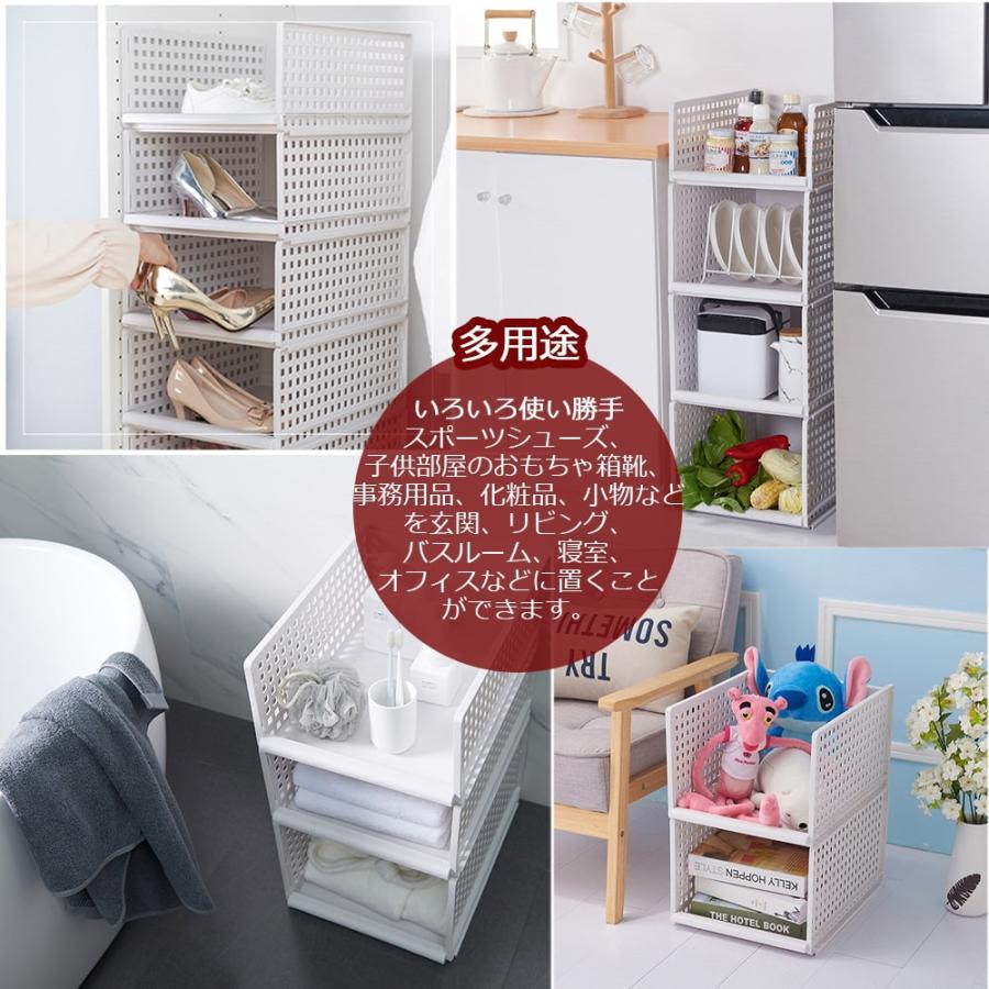 収納棚 収納ボックス 収納ケース 衣類収納ボックス スライド 便利グッズ 衣装ケース 大容量 クローゼット整理 洋服収納 積み重ね可能 通気性良く 省スペース | ブランド登録なし | 05