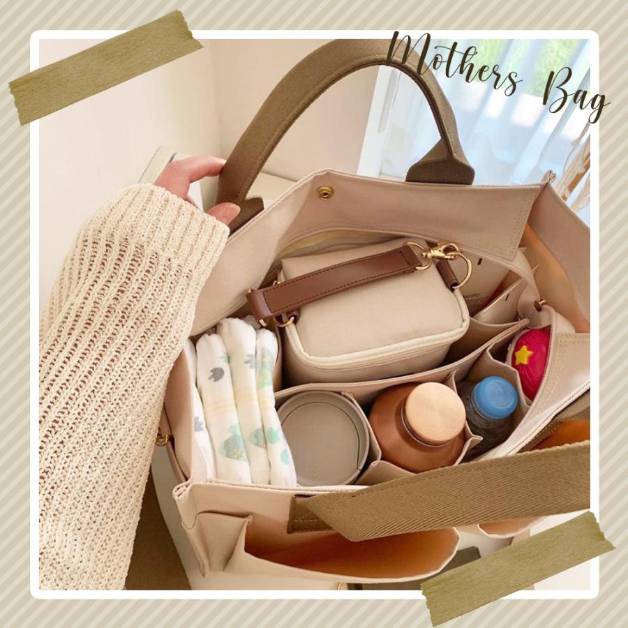 マザーズバッグ トートバッグ ショルダー ハンドバッグ 手提げバッグ 軽量 大容量 ベビーカーバッグ ペアレンツバッグ レディース 3way 防水 仕切り | ブランド登録なし | 11