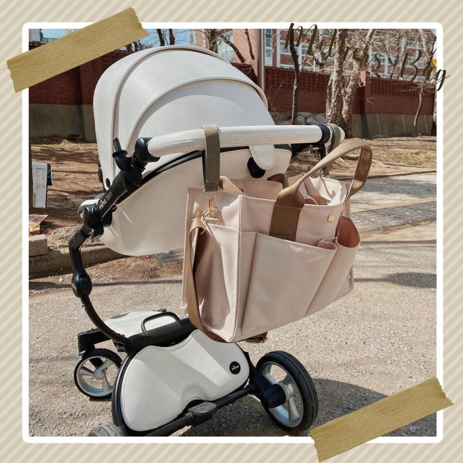 マザーズバッグ トートバッグ ショルダー ハンドバッグ 手提げバッグ 軽量 大容量 ベビーカーバッグ ペアレンツバッグ レディース 3way 防水 仕切り | ブランド登録なし | 12