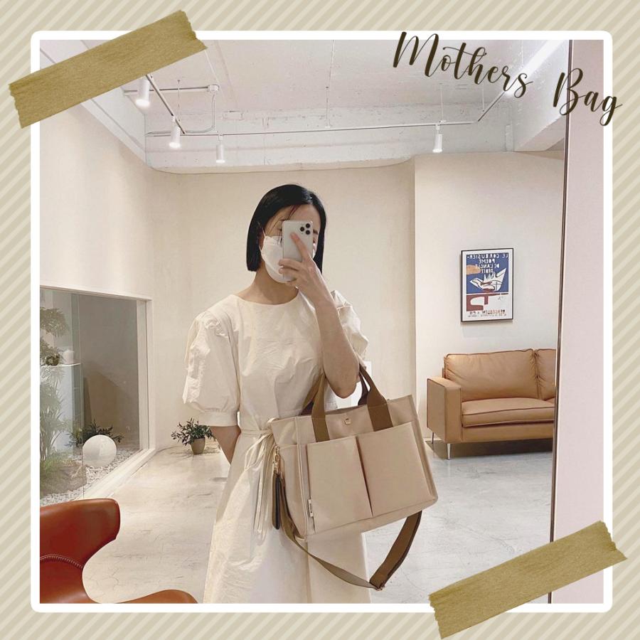 マザーズバッグ トートバッグ ショルダー ハンドバッグ 手提げバッグ 軽量 大容量 ベビーカーバッグ ペアレンツバッグ レディース 3way 防水 仕切り | ブランド登録なし | 13