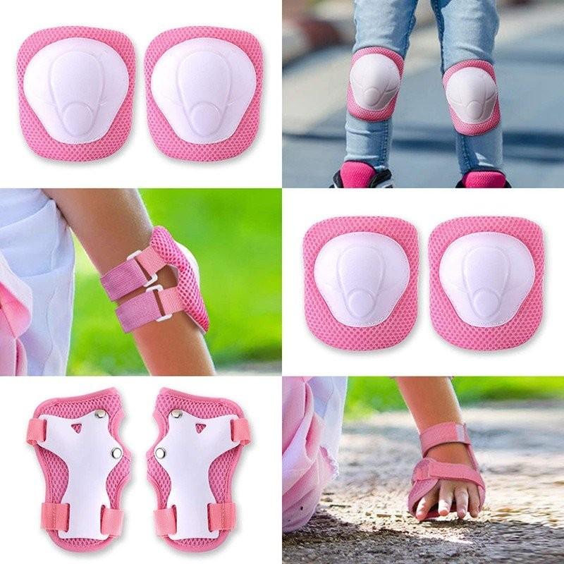 自転車用プロテクター キッズ プロテクター 6点セット 膝肘手首 保護パッド 子供用 スケボープロテクター インラインスケート | ブランド登録なし | 10