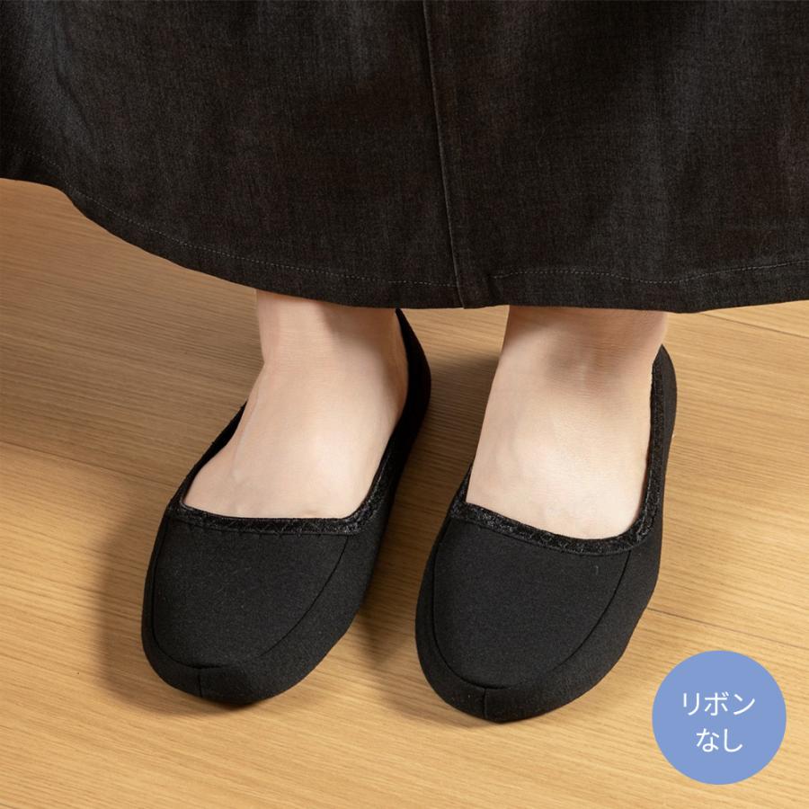 携帯スリッパ 折りたたみ 携帯シューズ かかと付き 黒 レディース メンズ 幼稚園 かわいい ルームシューズ パンプス オフィス 収納袋付き 室内履き | ブランド登録なし | 06