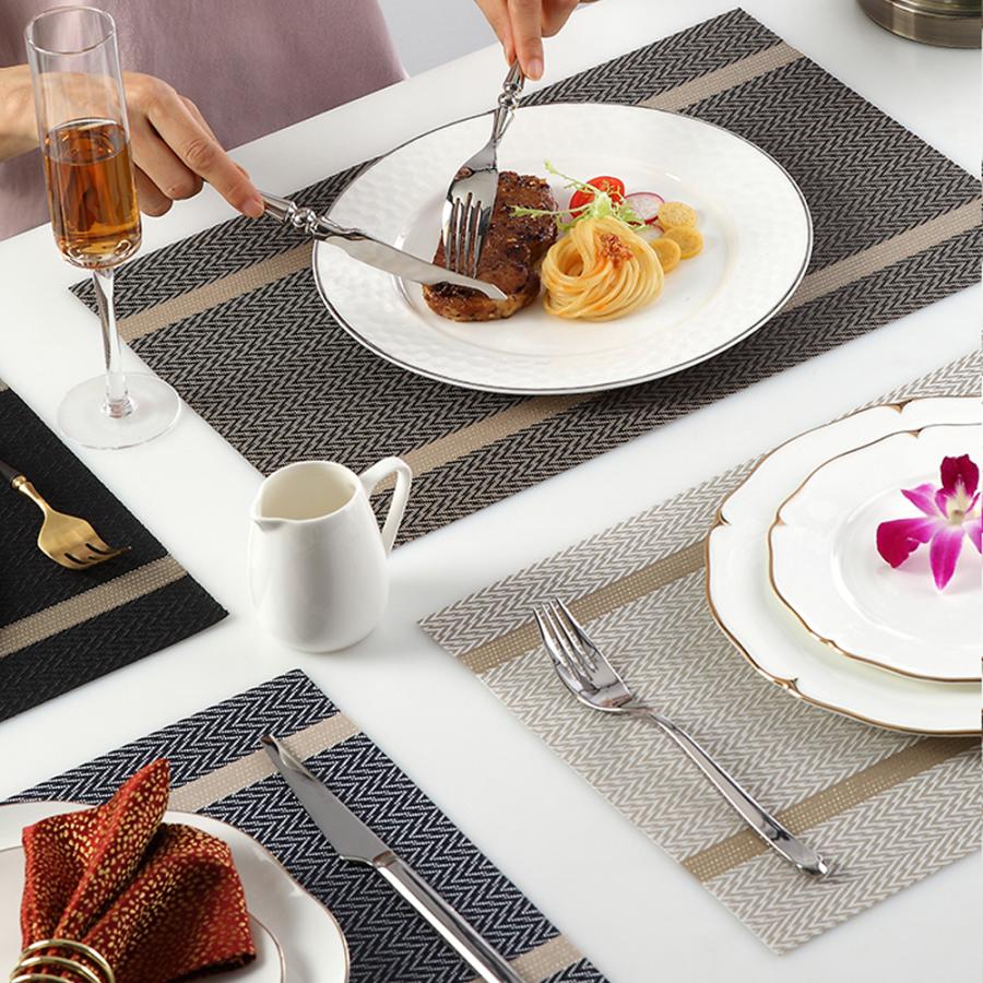 ランチョンマット 北欧 4枚セット おしゃれ 洗える 撥水 撥油 汚れ 傷防止 敷物 テーブルクロス インテリア ランチマット 食卓 プレースマット 撥水加工 | ブランド登録なし | 15