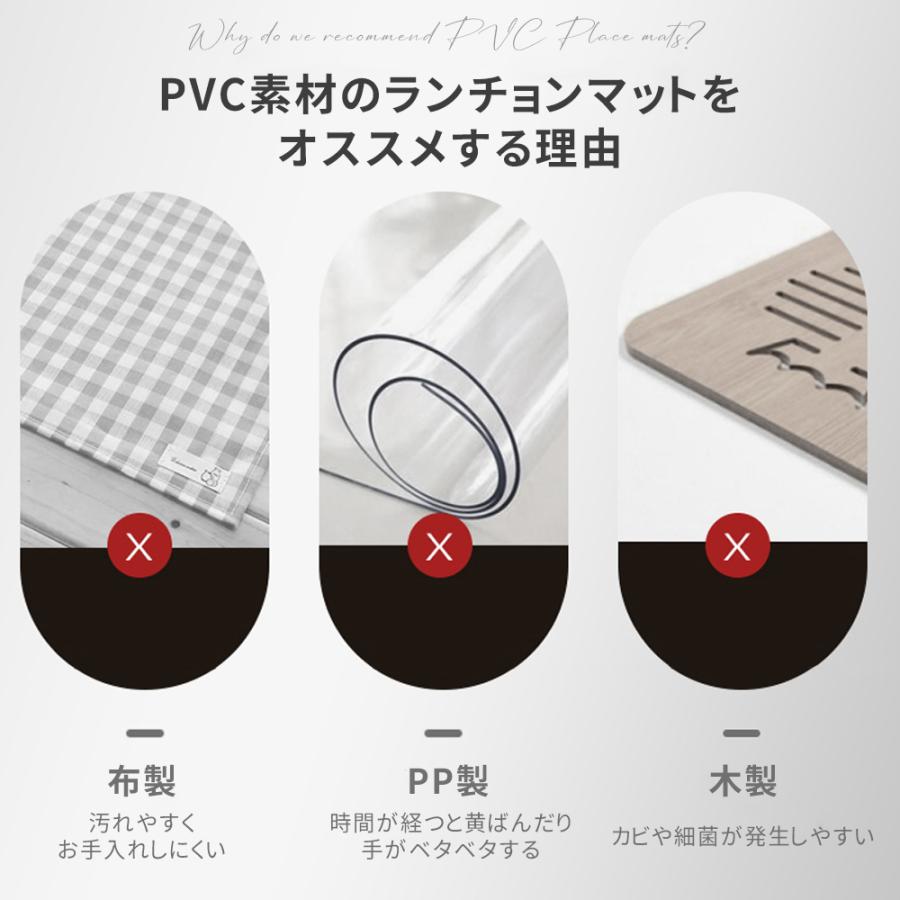 ランチョンマット 北欧 4枚セット おしゃれ 洗える 撥水 撥油 汚れ 傷防止 敷物 テーブルクロス インテリア ランチマット 食卓 プレースマット 撥水加工 | ブランド登録なし | 01