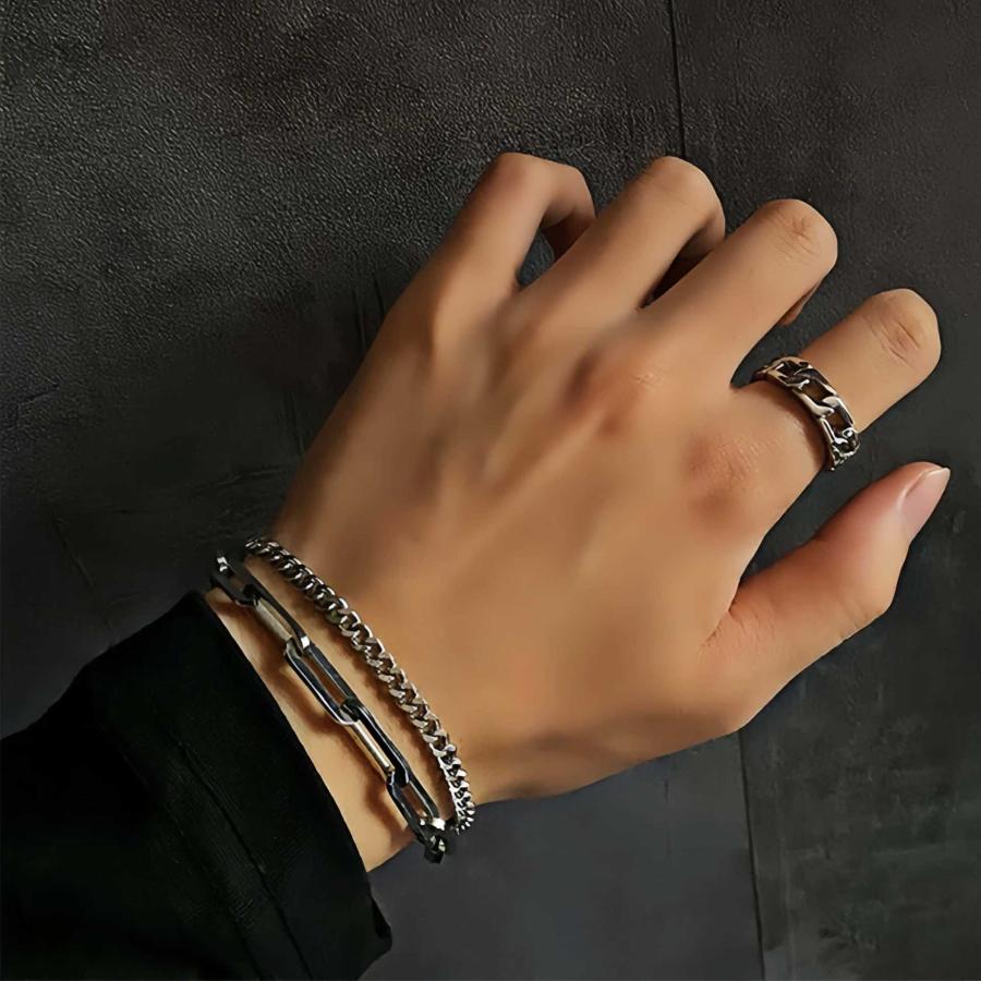 モード チェーン ブレスレット レディース メンズ アクセサリー NEK 