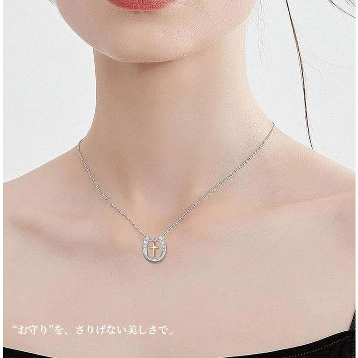 爆買 馬 蹄 ホース ネックレス 馬蹄 レディース シルバー NEK ☆REVO