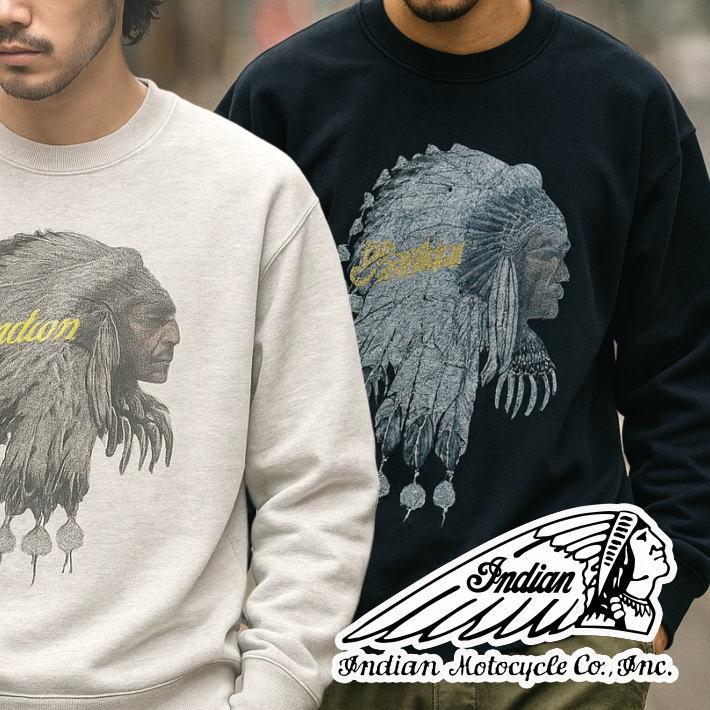Indian Motocycle インディアン スウェット トレーナー メンズ