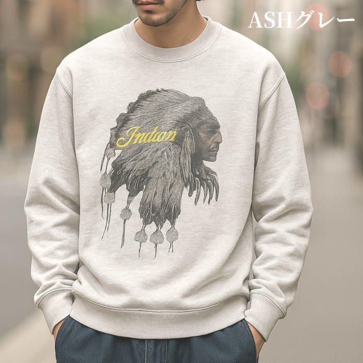 Indian Motocycle インディアン スウェット トレーナー メンズ レディース IC-3012 7986579  sweat printed プリント ブランド 送料無料 Indian Motocycle インディアン スウェット トレーナー メンズ