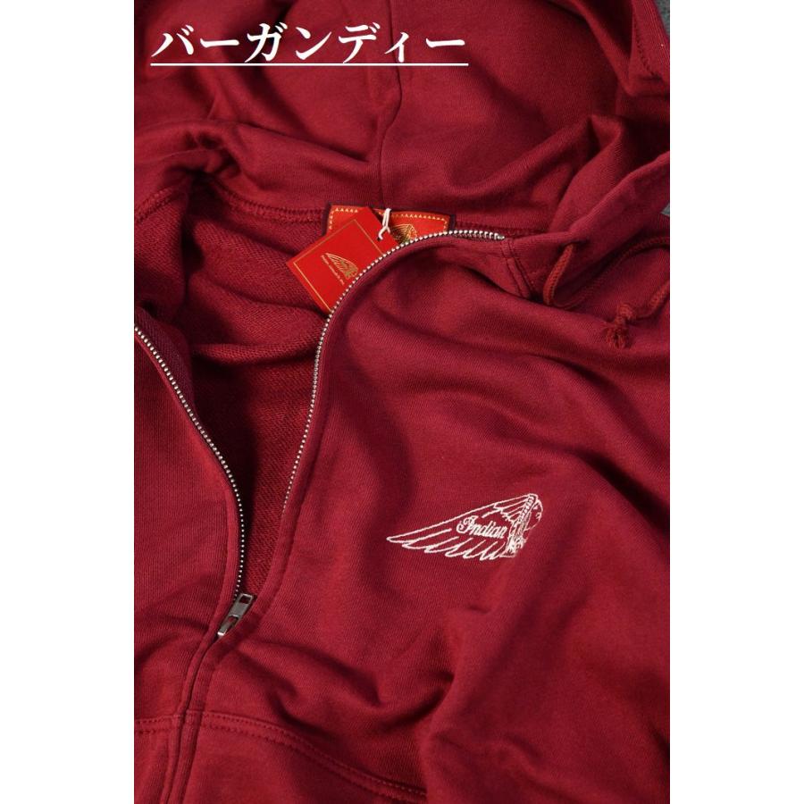 Indian Motocycle インディアン パーカー ジップパーカー メンズ