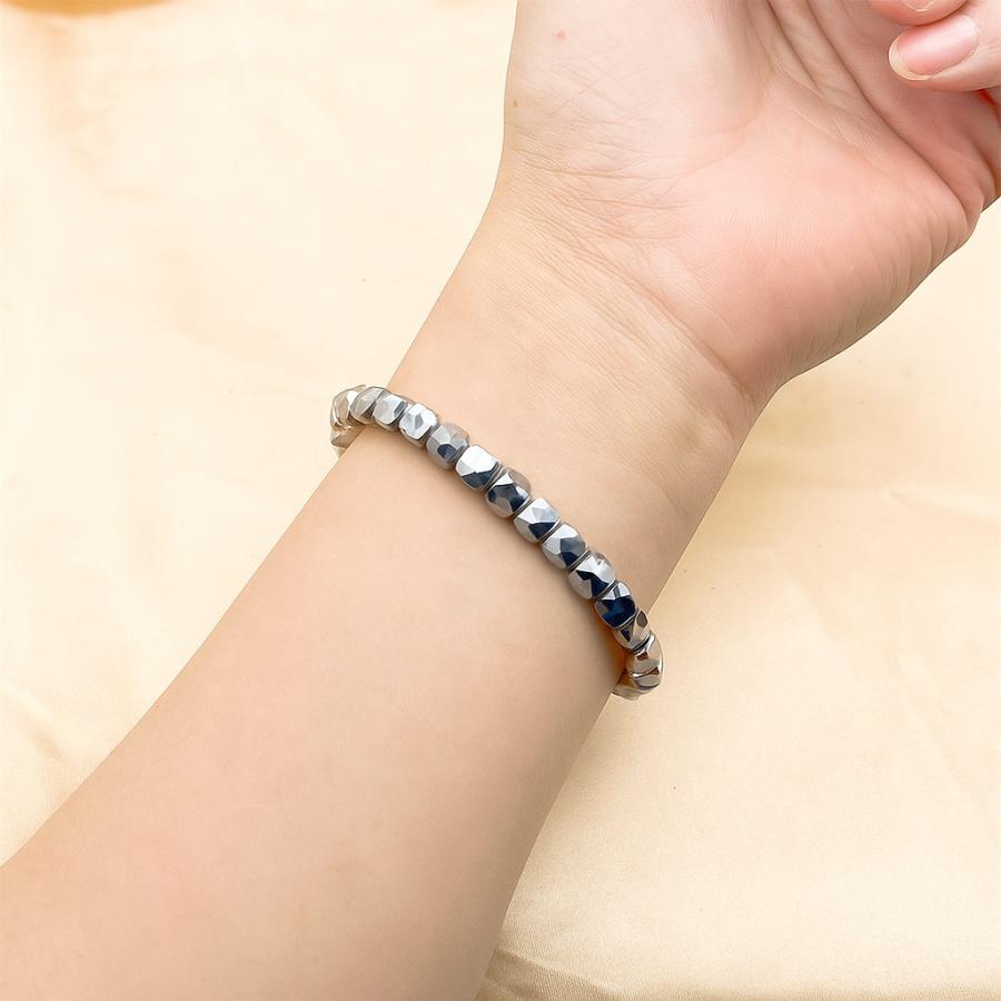 テラヘルツ ブレスレット メンズ レディース 6mm NEK ☆REVL 7986594