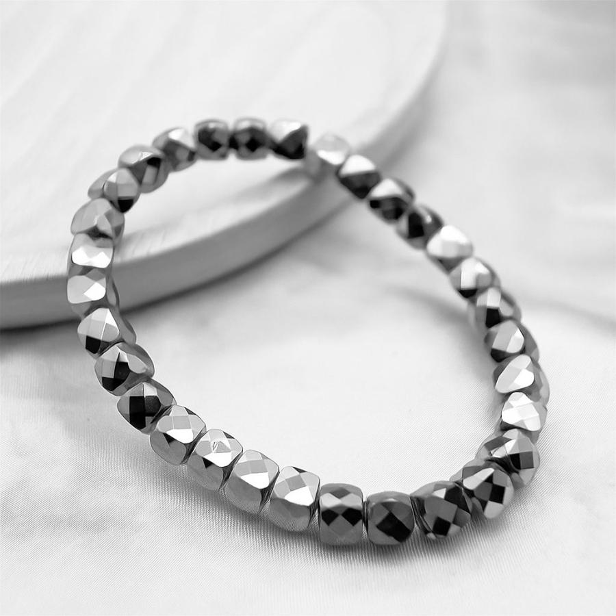 テラヘルツ ブレスレット メンズ レディース 6mm NEK ☆REVL 7986594