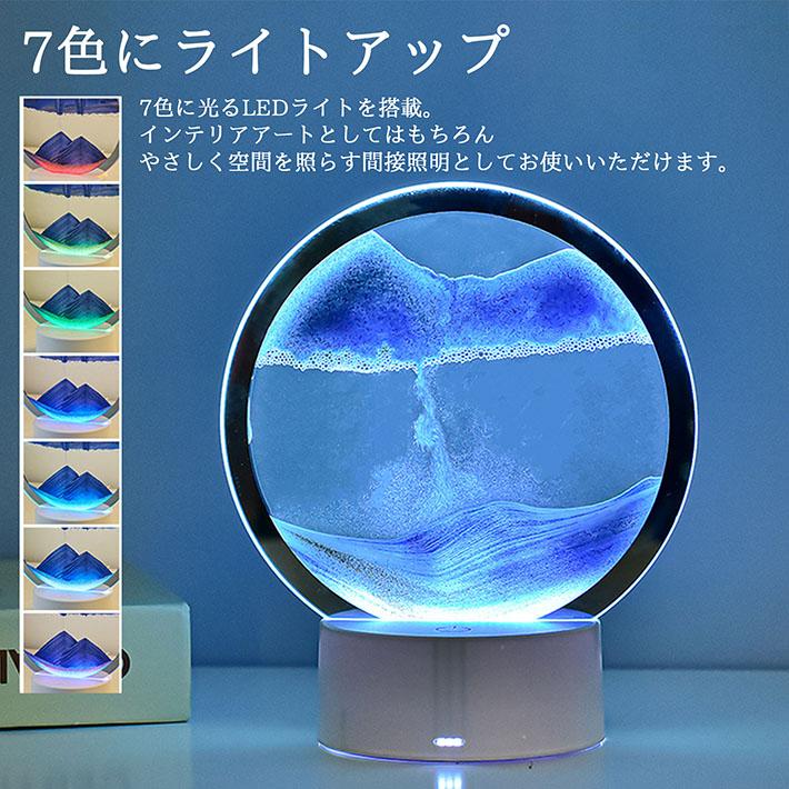 幻想的でおしゃれ】サンドアートピクチャー インテリア 置物 癒し 動く