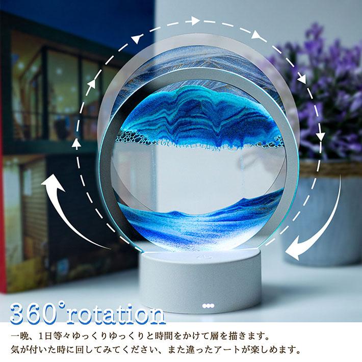 幻想的でおしゃれ】サンドアートピクチャー インテリア 置物 癒し 動く
