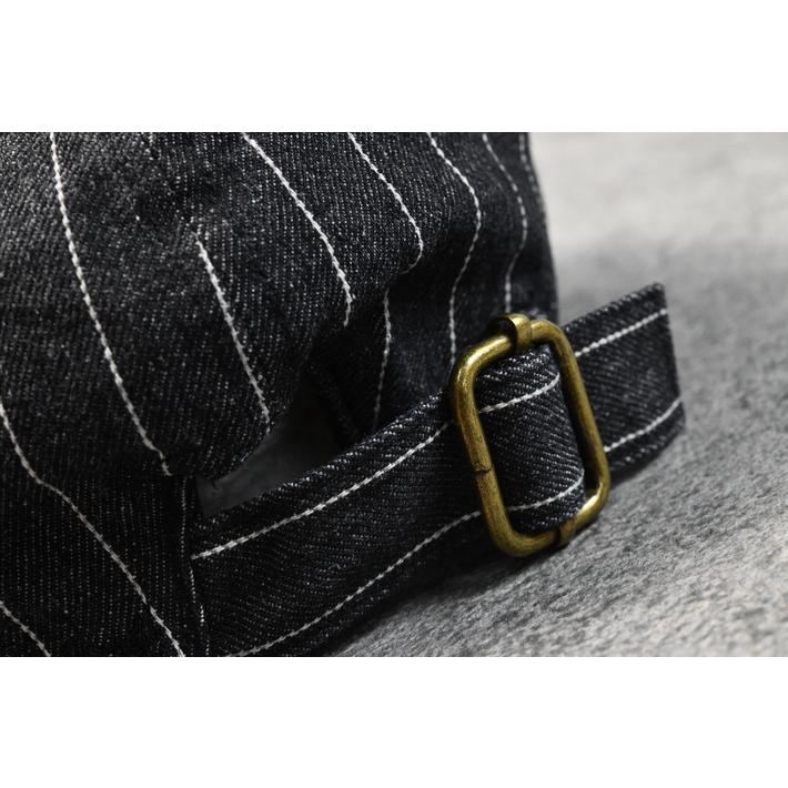 ハンチング キャスケット キャスハンチング 帽子 メンズ  レディース NEK ★REVL 7986705 デニム素材 コットン100％ おしゃれ ピンストライプ |  | 14