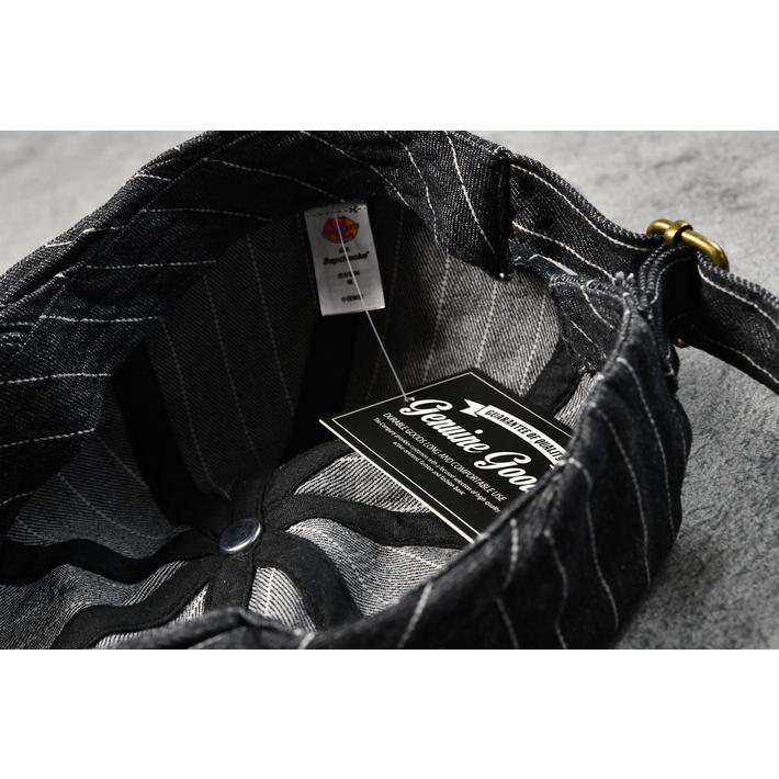 ハンチング キャスケット キャスハンチング 帽子 メンズ  レディース NEK ★REVL 7986705 デニム素材 コットン100％ おしゃれ ピンストライプ |  | 15