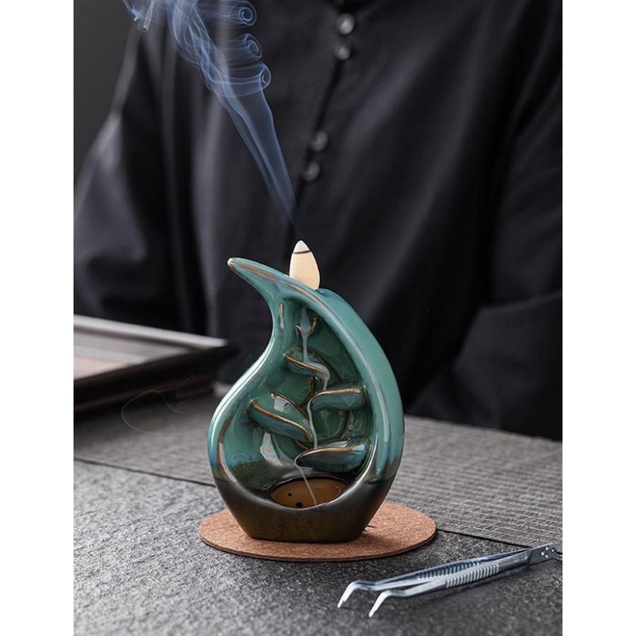 倒流香 倒流香炉 お香 アロマ お香立て コーン ☆REVL 7986713 incense