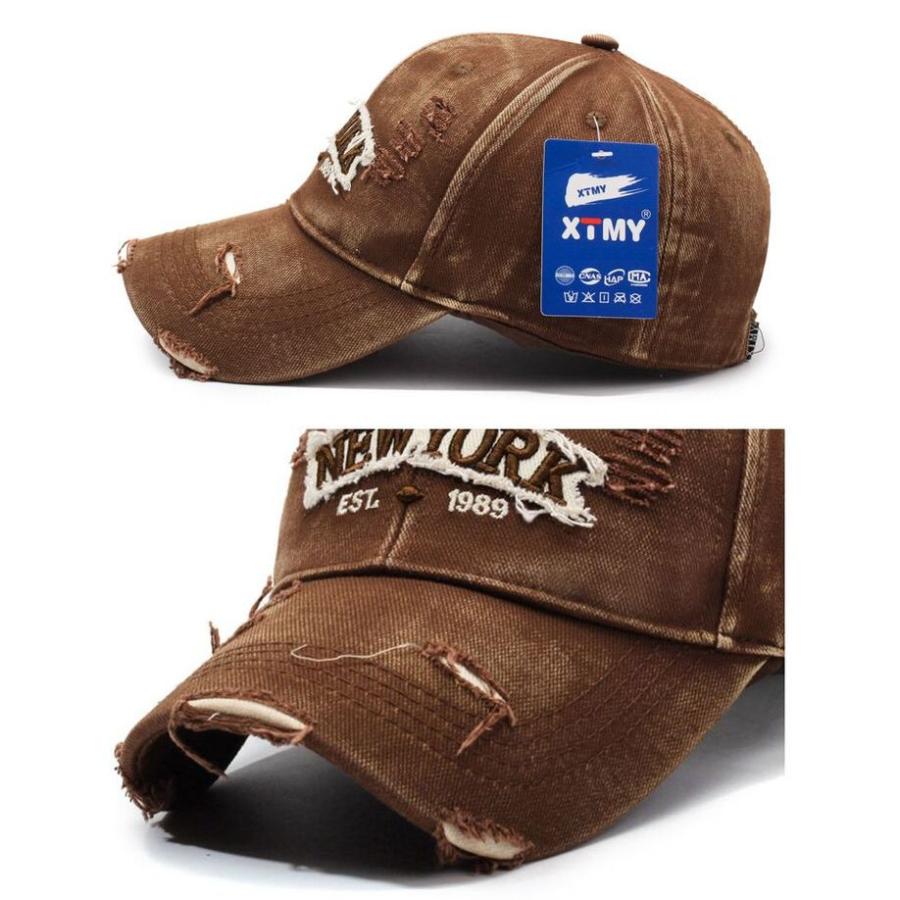 爆買 【ダメージ加工がCOOL】帽子 キャップ Vintage メンズ レディース