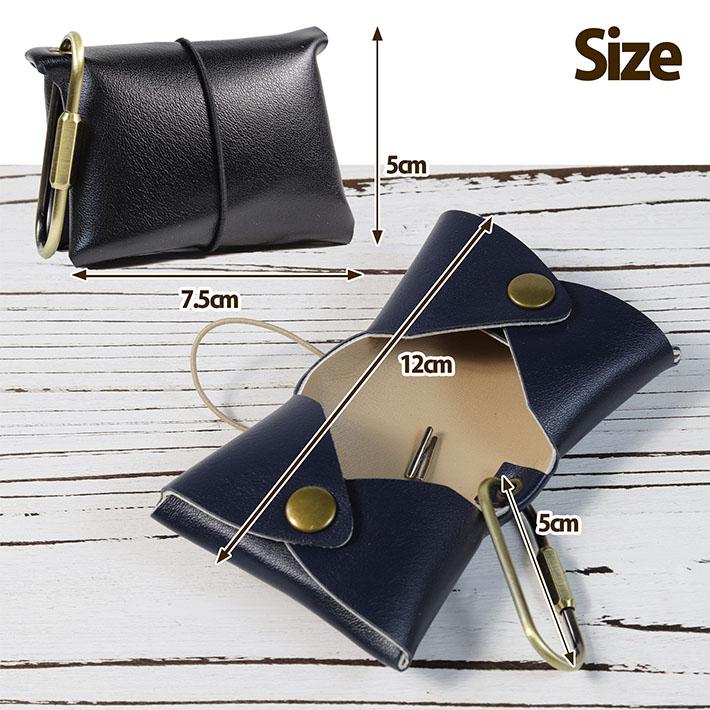 ポケットティッシュケース おしゃれ 二つ折り シンプル 携帯用 NEK