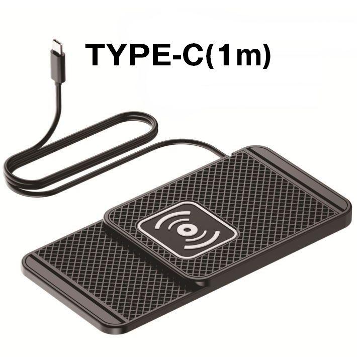 ワイヤレス充電器 車載 ホルダー 置き型 Type-C充電 USB-A NEK ☆REVL