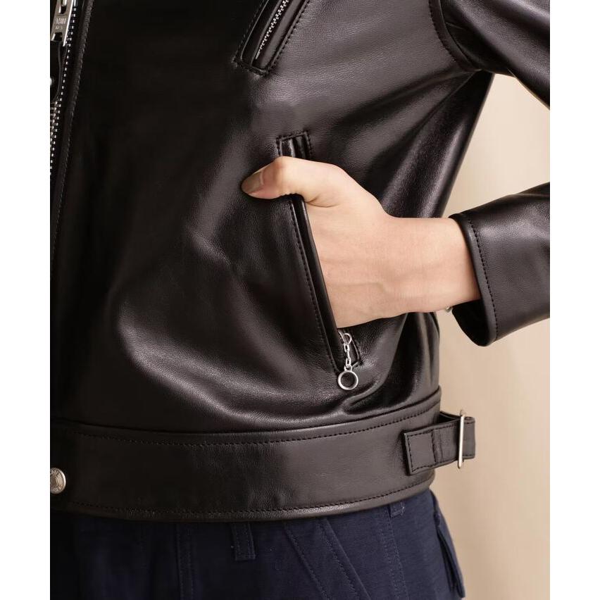 y*u様 牛革 ジャケット SCHOTT Schott ショット 本革 羊革 ジャケット レディース レザージャケット