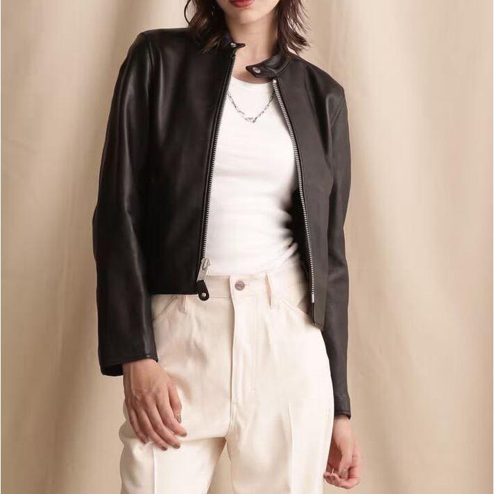 爆買 Schott ショット 本革 羊革 ジャケット レディース レザージャケット Y_U 7822950602 ★REVM 7986812 ライダースジャケット シングルライダース アウターの画像