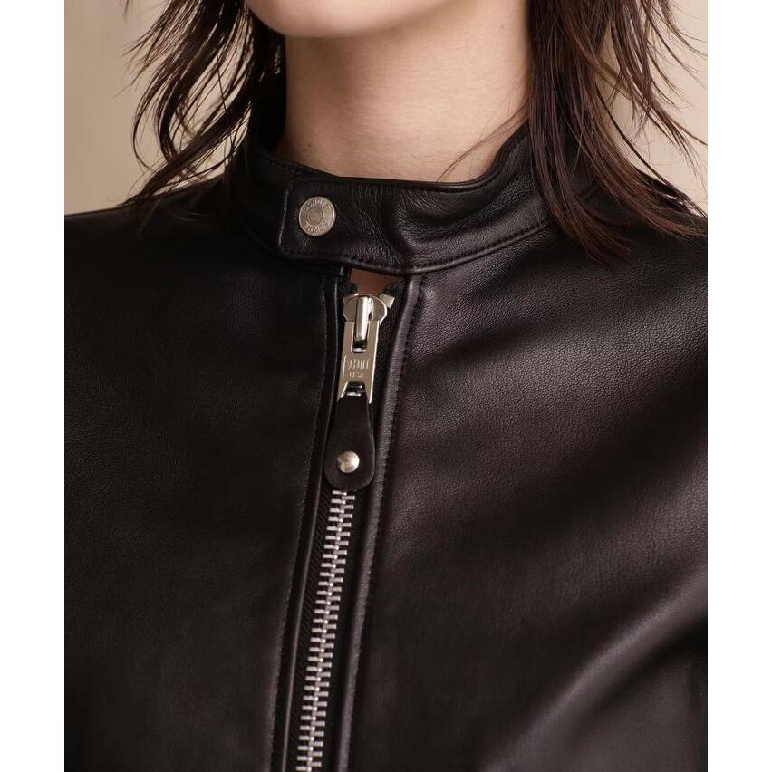 爆買 Schott ショット 本革 羊革 ジャケット レディース レザージャケット Y_U 7822950602 ★REVM 7986812 ライダースジャケット シングルライダース アウターの画像