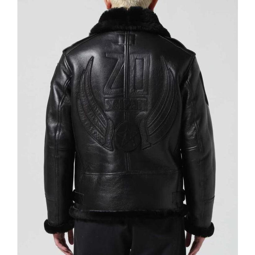 AVIREX 本革 羊革 ジャケット メンズ B-6 サイパン レザー Y_U