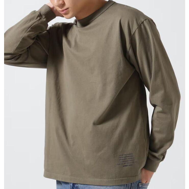 AVIREX ロンT メンズ 長袖Tシャツ Y_U 7834230014 ☆REV 7986842 MIL