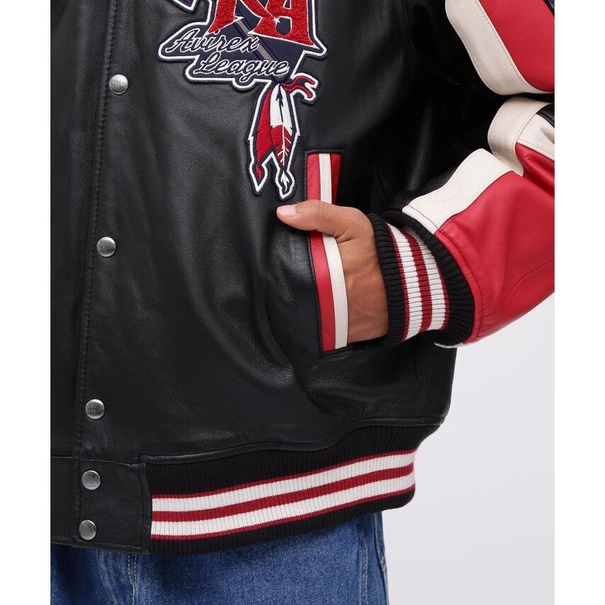 AVIREX レザー ジャケット アウター 革ジャン メンズ ブルゾン Y_U