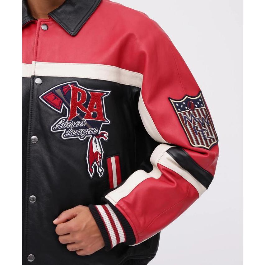 AVIREX レザー ジャケット アウター 革ジャン メンズ ブルゾン Y_U