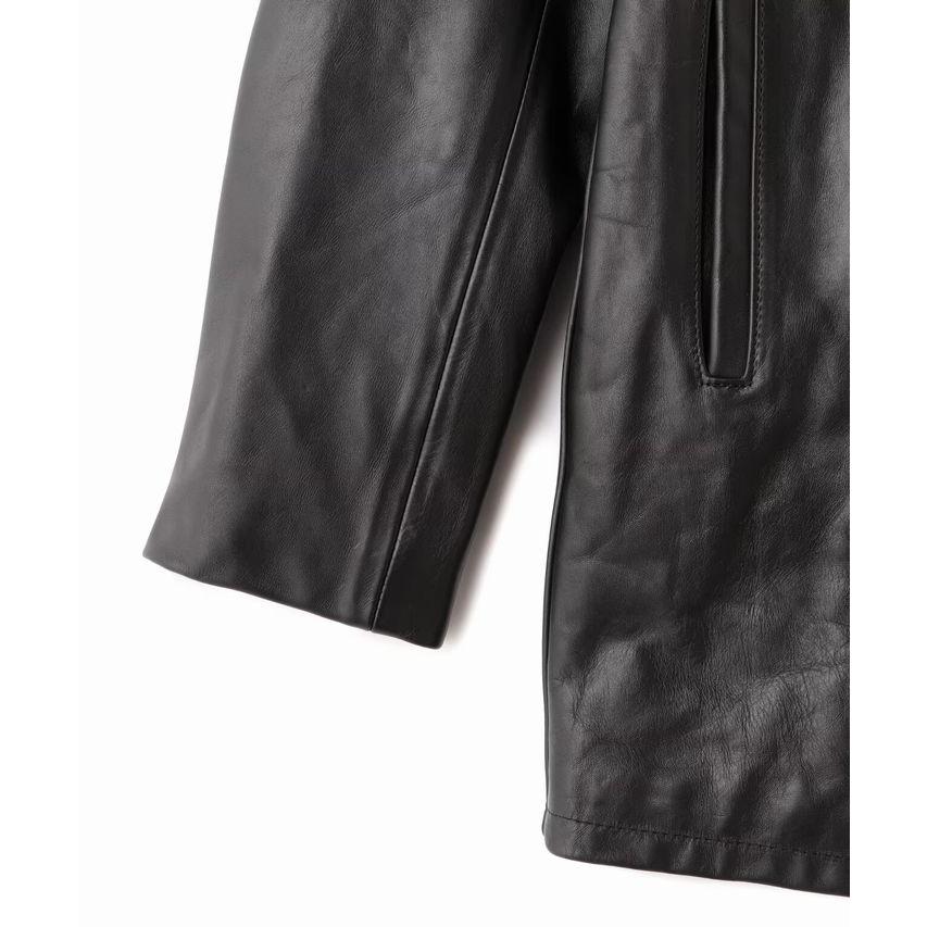 Schott ショット 本革 牛革 ピーコート Pコート ジャケット Y_U