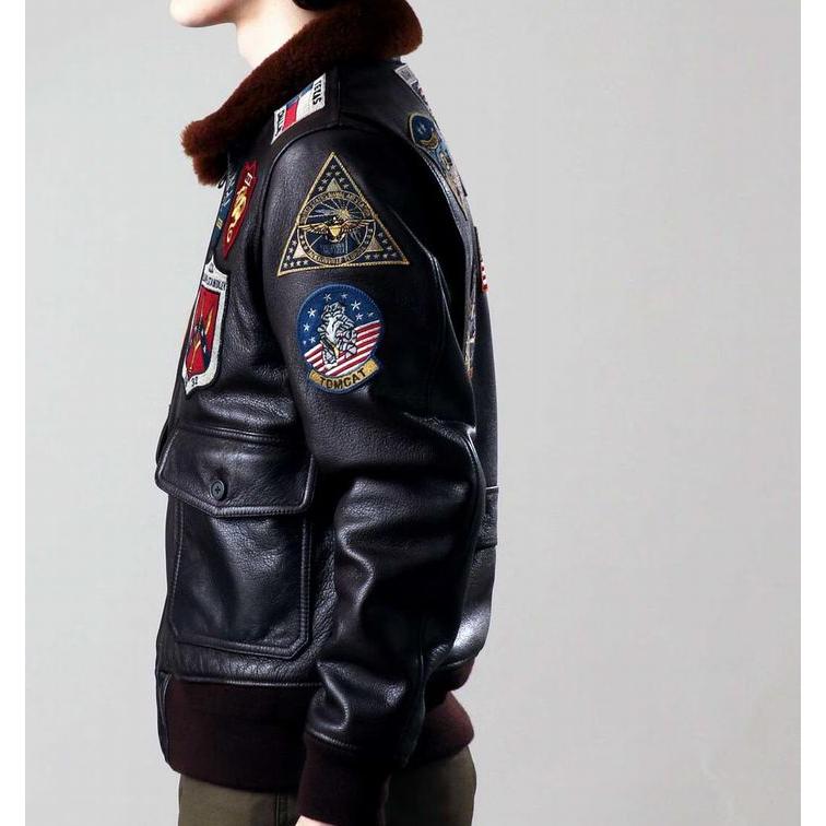 AVIREX 本革 G-1 ジャケット トップガン GOAT Y_U 7834950011 ☆REV