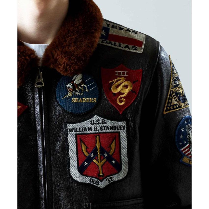 AVIREX 本革 G-1 ジャケット トップガン GOAT Y_U 7834950011 ☆REV