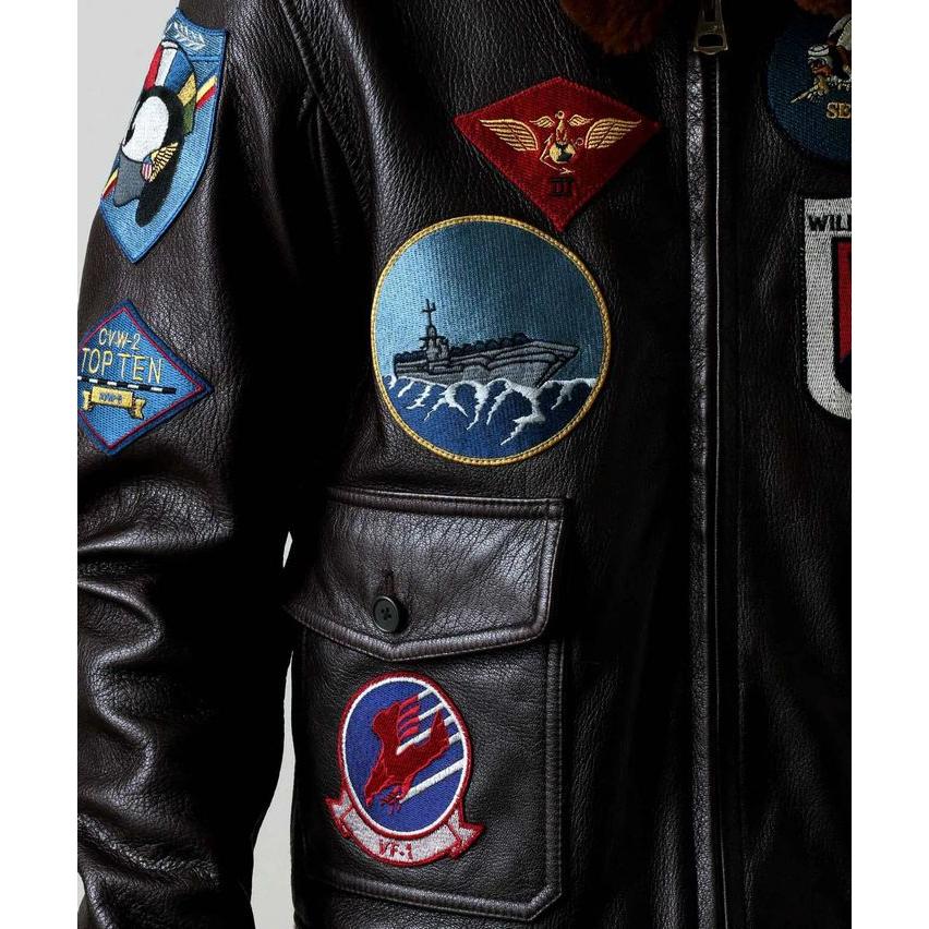 AVIREX 本革 G-1 ジャケット トップガン GOAT Y_U 7834950011 ☆REV