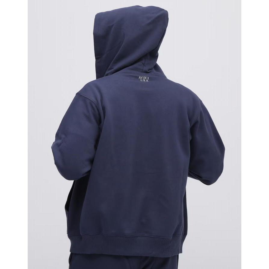 AVIREX パーカー フルジップパーカー スウェット ジャージ 裏起毛
