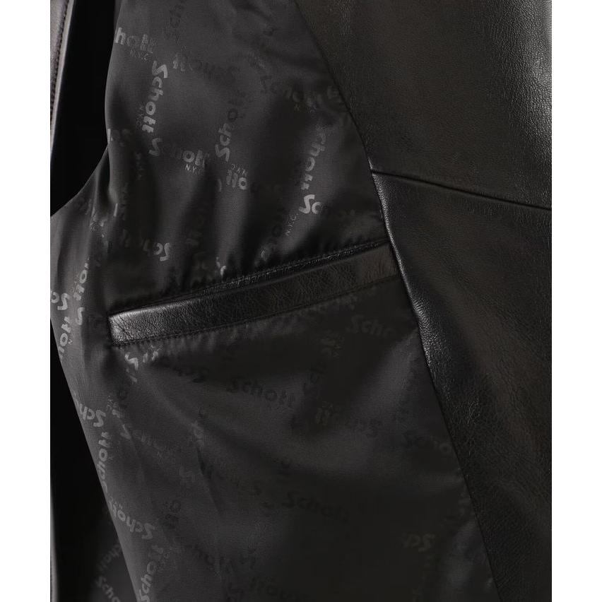 Schott ショット 本革 ライダースジャケット メンズ レザー ジャケット NEW DOUBLE BREAST RIDERS ダブル アウター 革ジャン Y_U 7825950010 ★REVM 7986920の画像