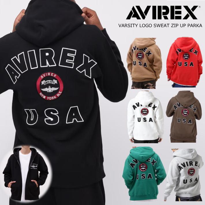 AVIREX パーカー ジップパーカー 裏起毛 メンズ 正規品 ブランド AVIREX パーカー ジップパーカー 裏起毛 メンズ 正規品 ブランド