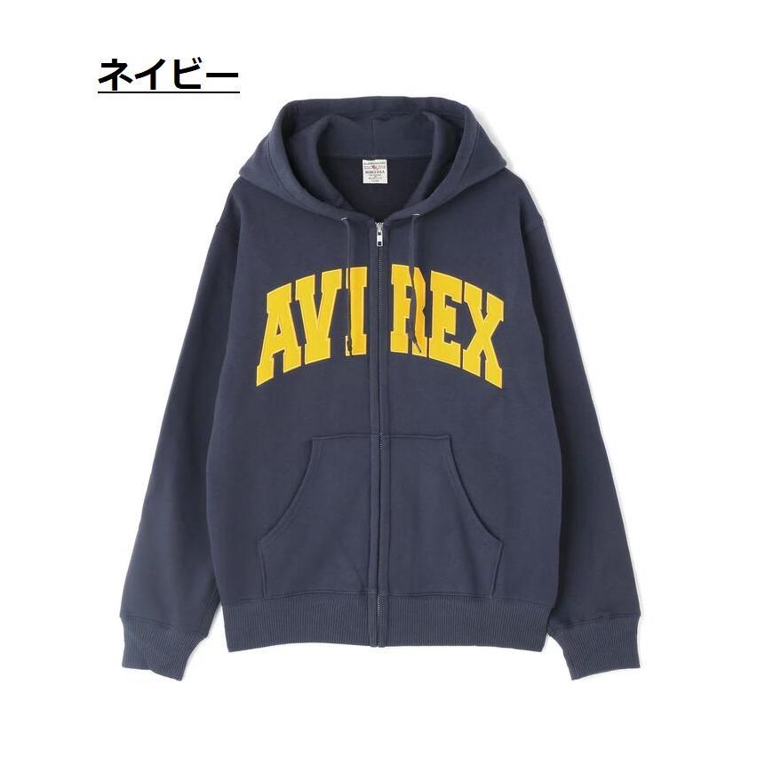 定番】AVIREX パーカー フ―ディー ジップパーカー スウェット ジャージ